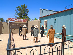 The gunfight site based on the original Wyatt’s drawing.