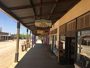Image from Allen street in Tombstone.