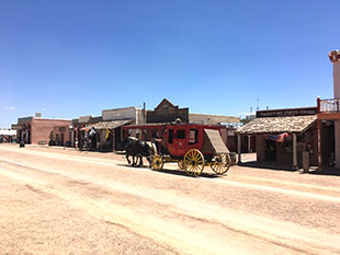 Image from Allen street in Tombstone.