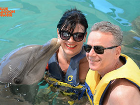 The image with the dolphin.