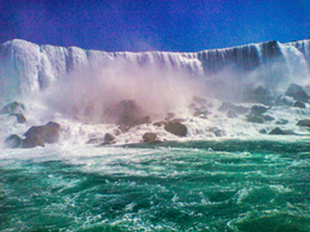 The image from Niagara Falls
