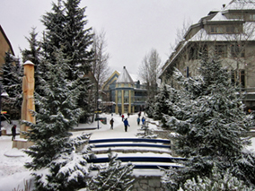 The image from Whistler village