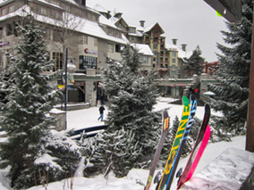 The image from Whistler village