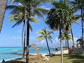 An image from the beach Cancun