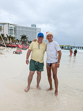 An image from the beach Cancun