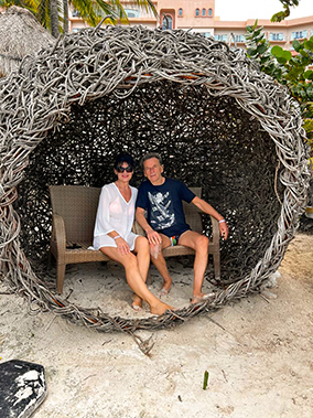 An image from the beach Cancun