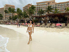 An image from the beach Cancun