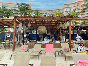 An image from the beach Cancun