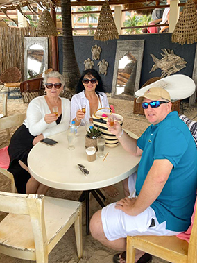 An image from the beach Cancun