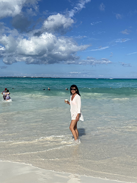 An image from the beach Cancun