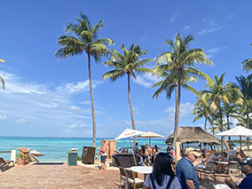 An image from the beach Cancun