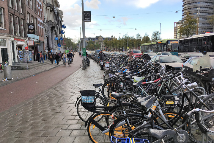 Amsterdam, downtown.