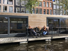 Another nicely decorated houseboat.