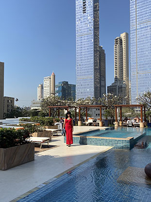 Image from the rooftop bar at Four Seasons hotel