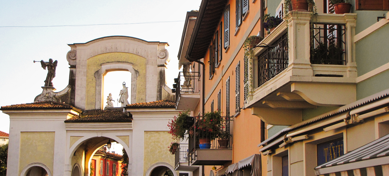 An image from a small city, Carravaggio, Italy