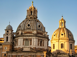 The image of Roman Forum from Rome