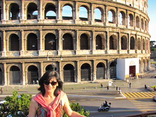 The image of the Colosseum from Rome