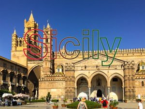 The image of Palermo cathedral
