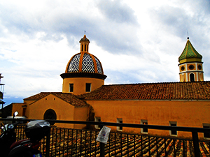 One of several churches along the Amalfi Coast
