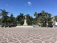 War memorial monument.