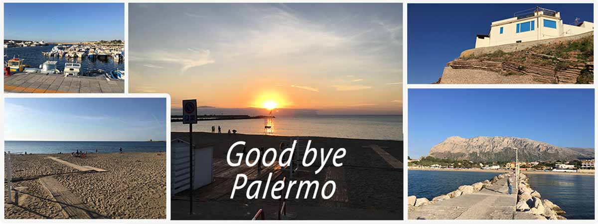 Palermo beach and port