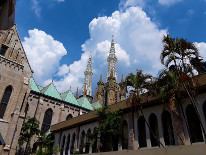 Another view on to the Cathedral in Jakarta.