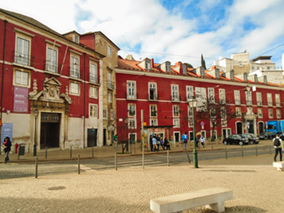 Street details from the old city of Lisbon