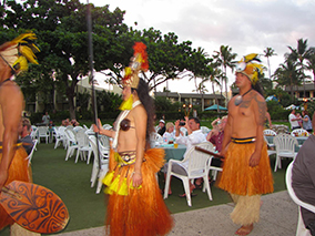 An image of Hula show at Maui