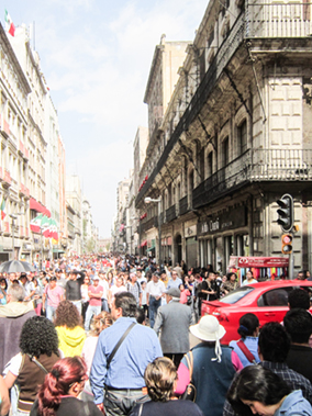 An image from Mexico city from our album