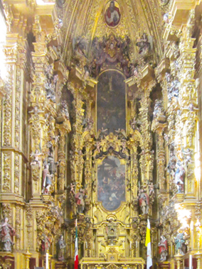 An image of the Metropolitan Cathedral in Mexico City