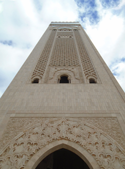 An image from The Hassan II mosque