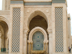 An image from The Hassan II mosque