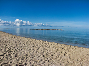 The image from Pinney's beach