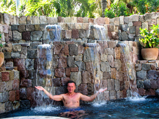 The image from the spa of Four Seasons hotel