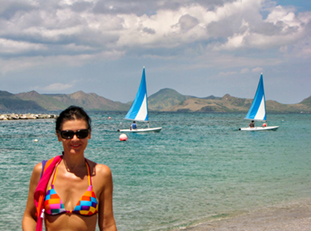 The image from Pinney's beach