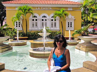 The image from old San Juan, Puerto Rico