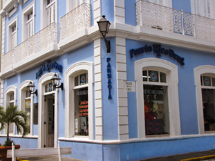 The image from old San Juan, Puerto Rico