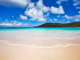 The beach in Puerto Rico