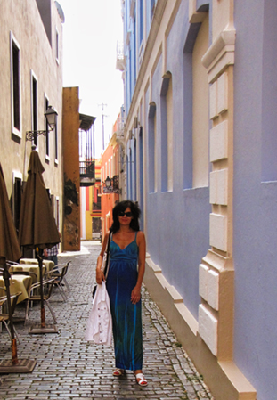 The image from old San Juan, Puerto Rico