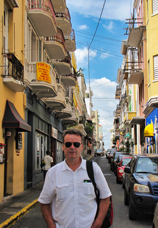 The image from old San Juan, Puerto Rico