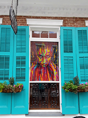 An image from New Orleans French quarter from our Album
