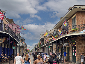 An image from New Orleans French quarter from our Album