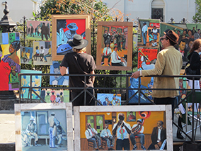 An image from New Orleans French quarter from our Album