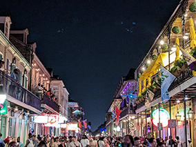 An image from New Orleans French quarter from our Album