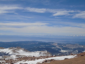 An image from our trip to the top of Pikes Peak