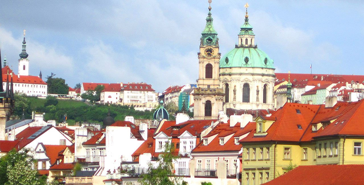 View on the old city Prague