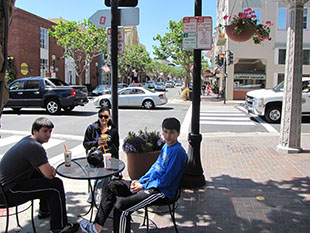 The image of my family in Monteray