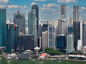 Three towers - Marina Bay Sand hotel.