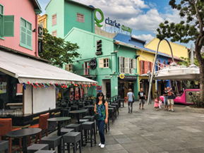 Images of Singapore river walk
