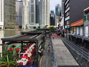 Images of Singapore river walk